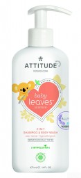 Attitude - Baby leaves 2in1 shampoo & body wash Pear nectar 473 ml 