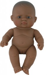 Miniland - Babypop Latijns-Amerikaans meisje 21 cm