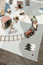 Kid's Concept - tapijt vloerkleed Edvin Woodland