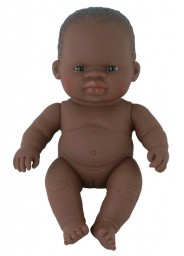 Miniland - Babypop Afrikaans meisje 21 cm 