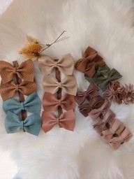 Atelier Ovive - hairpin fee bow - Blush