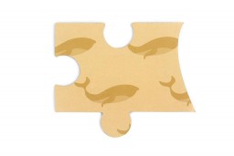 Scratch - contour puzzel - walvis - 60 pcs 