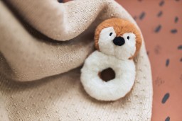 Jollein - deken teddy bliss knit nougat - 100x150 cm 