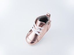 Bobux - step up - Alley-Oop Rose Gold Metallic