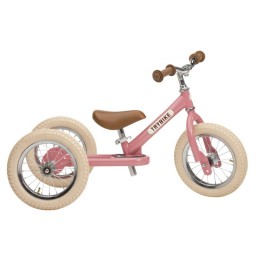 Trybike - steel 2 in 1 loopfiets vintage pink