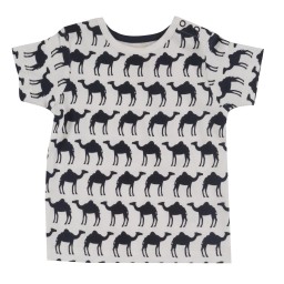 pigeon - T shirt kameel navy 