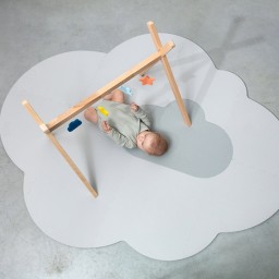 Quut - Speelmat Head in the clouds - Large Pearl Grey
