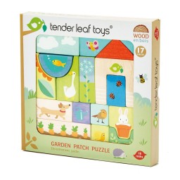 Tender leaf toys - Blokkenpuzzel tuin