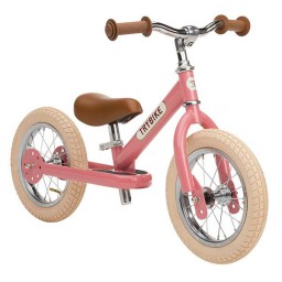 Trybike - steel loopfiets - vintage pink