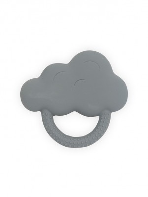 Jollein - Bijtring rubber Cloud storm grey