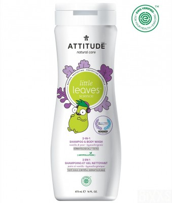 Attitude - Little Leaves 2in1 shampoo & body wash Vanille peer