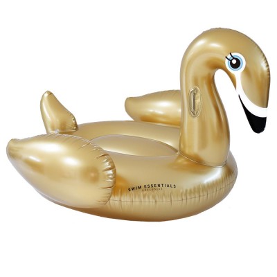 Swim essentials - luchtbed gouden zwaan XL 