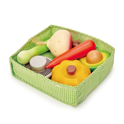 Tender leaf toys - mandje met groenten