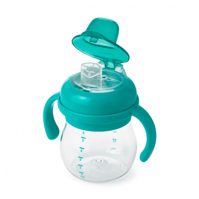 OXO tot - Soft Spout Cup with removable handles (150 ml) - teal