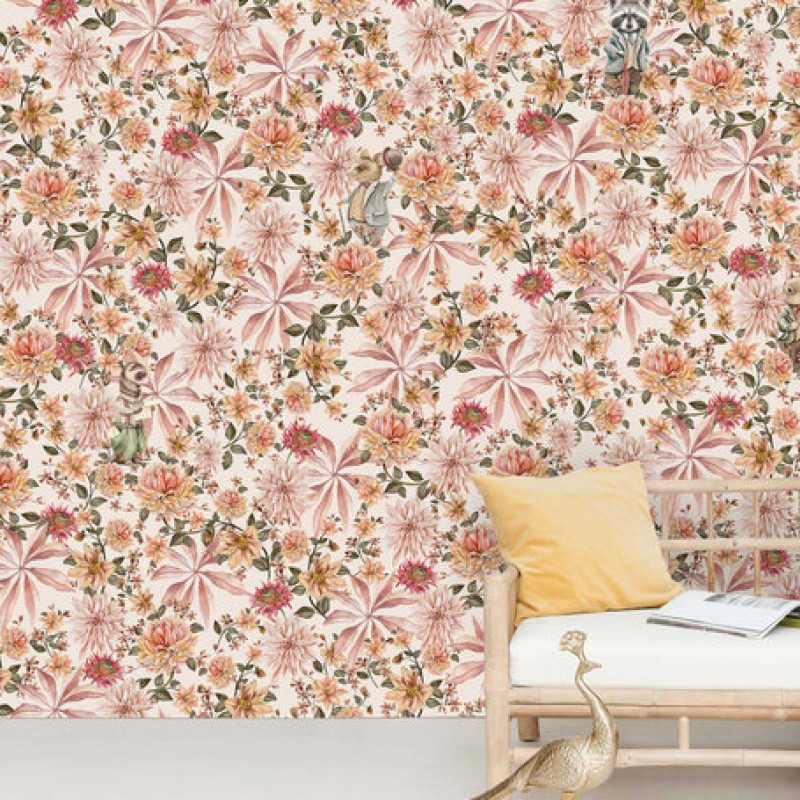 Creative Lab Amsterdam - Cute mister Flower Behang Mural