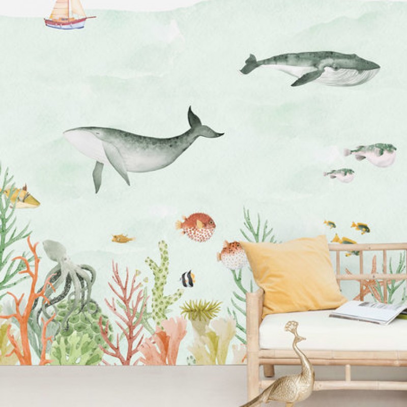 Creative Lab Amsterdam - Sealife Coral Behang Mural