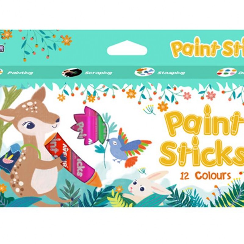 Avenir - Paint Sticks - 12 kleuren  