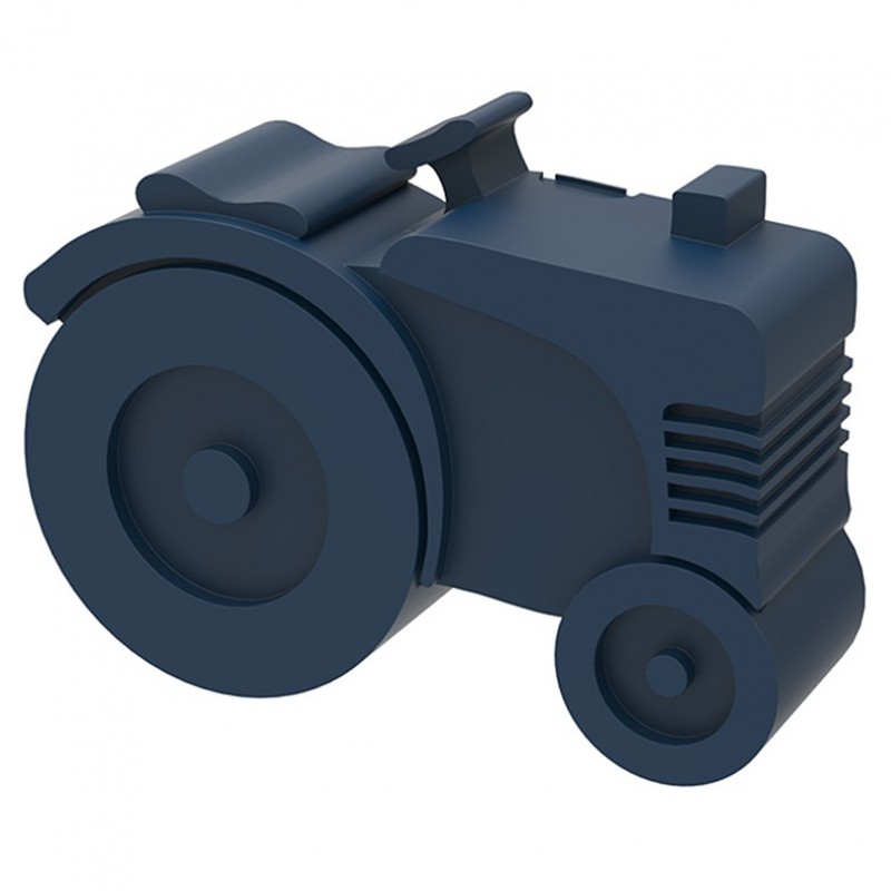 Blafre - lunchbox tractor dark blue 