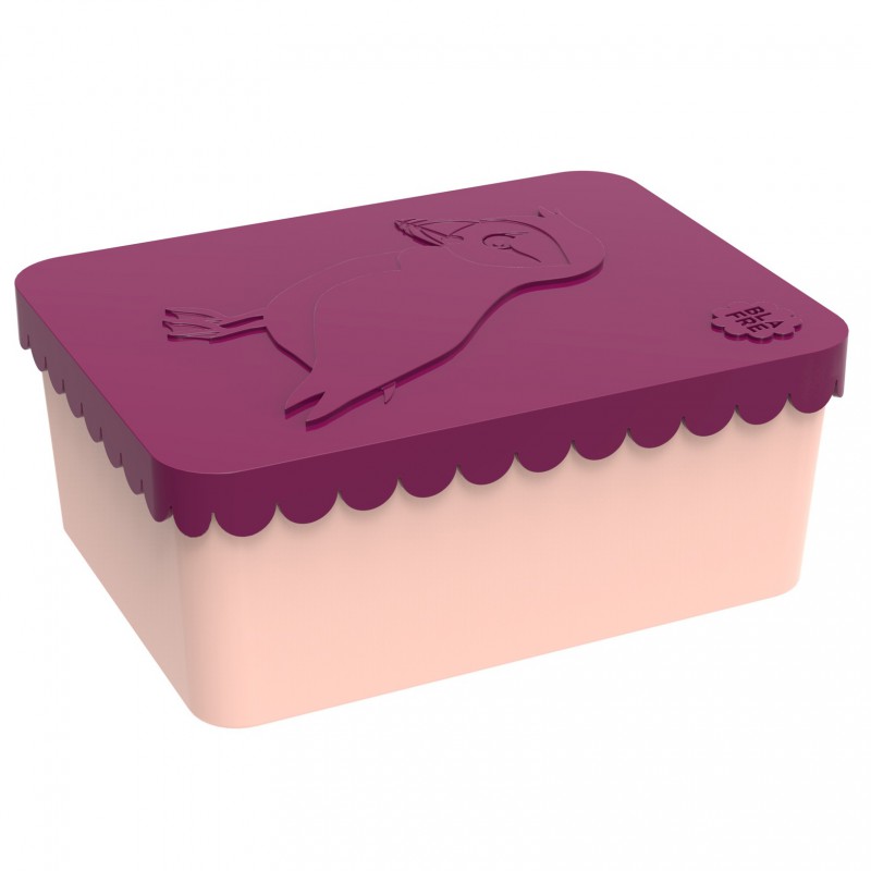 Blafre - lunchbox HDPE puffin plum red