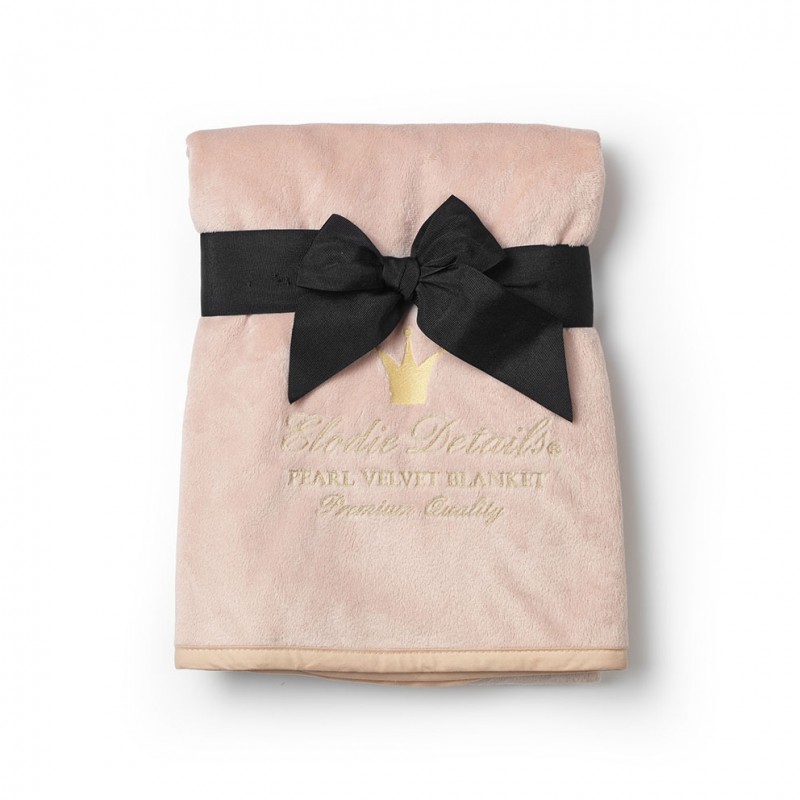 Elodie Details - Pearl velvet deken powder pink