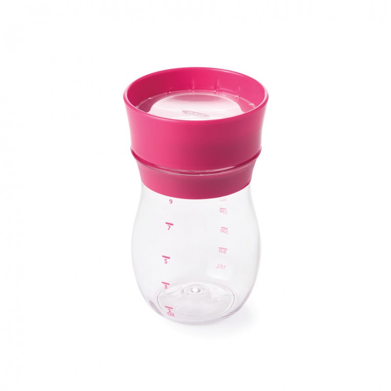 OXO tot - Transitions open trainer cup (250 ml) - pink