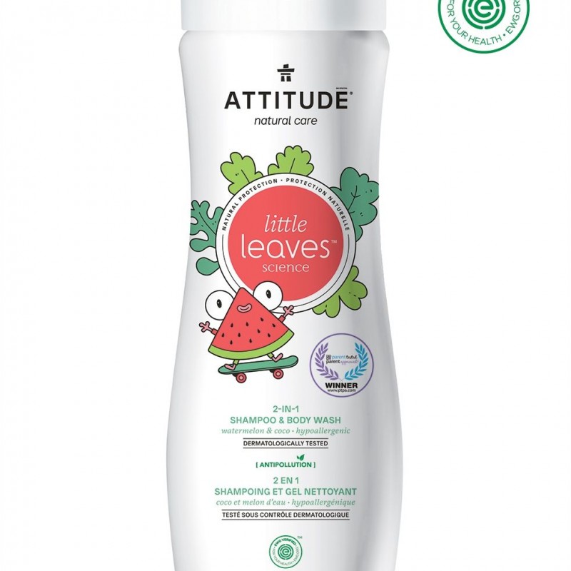 Attitude - Little Leaves 2in1 shampoo & body wash Watermeloen Cocos