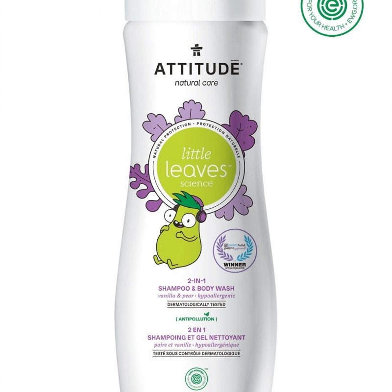 Attitude - Little Leaves 2in1 shampoo & body wash Vanille peer